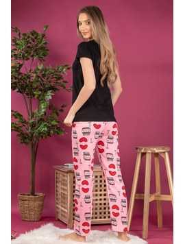 Pijama Dama MinniePrintFive Negru